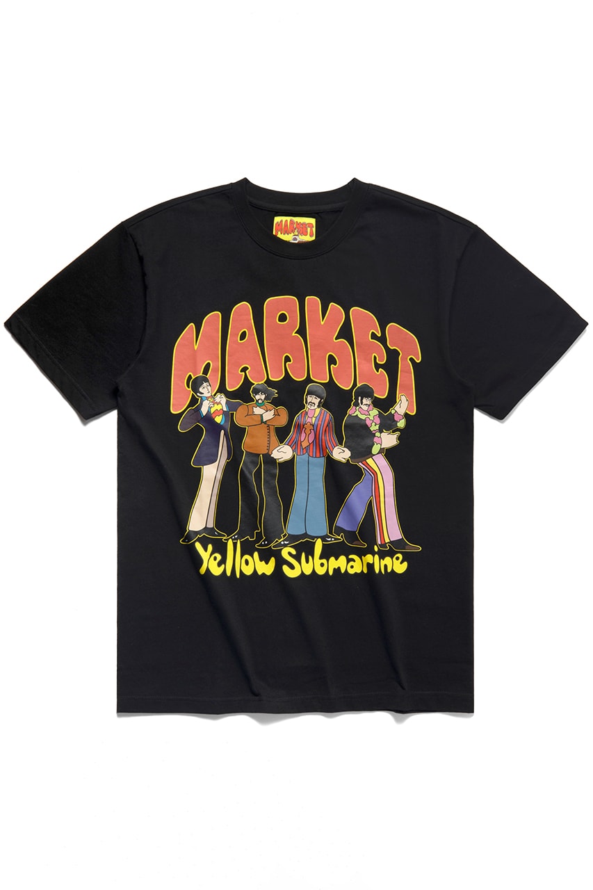 MARKET x The Beatles 'Yellow Submarine' Inspired Capsule yellow blue black cream the beatles