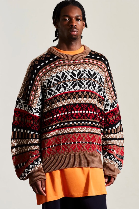 Martine Rose Fair Isle Knit Jumper Release Information Christmas Thanksgiving holiday menswear