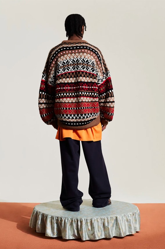 Martine Rose Fair Isle Knit Jumper Release Information Christmas Thanksgiving holiday menswear