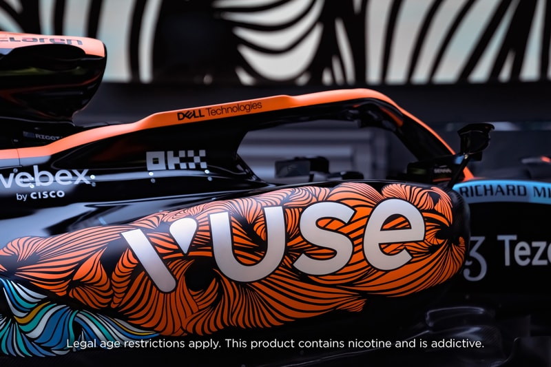 mclaren bat anna maria aoun tangles driven by change abu dhabi grand prix car livery design 
