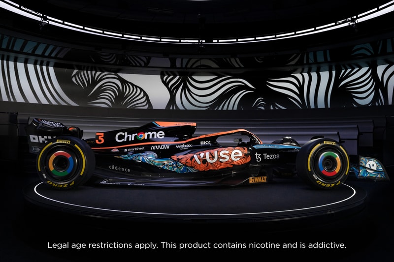 mclaren bat anna maria aoun tangles driven by change abu dhabi grand prix car livery design 