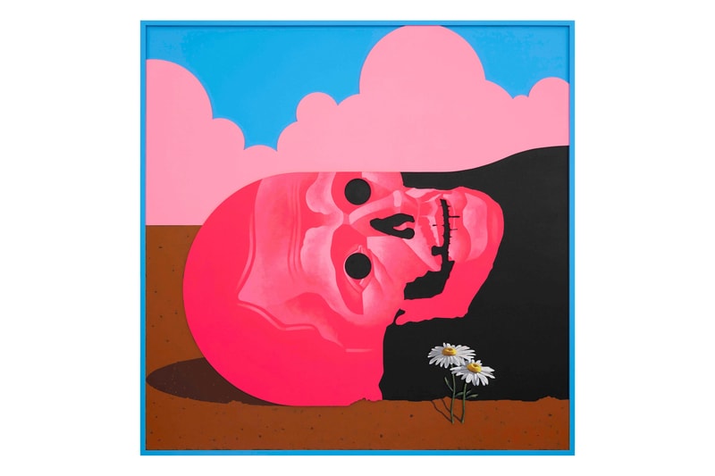 michael reeder pushing up daisies exhibition allouche gallery artwork 