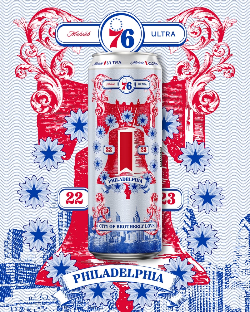 Michelob ULTRA Art Basel Festival NBA Team Cans Digital Art Reveal Announcement Pop-Up Courtside Countdown Challenge Maps Backlot Miami Florida 21 Savage Gary Payton Chris Brickley Alonzo Mourning