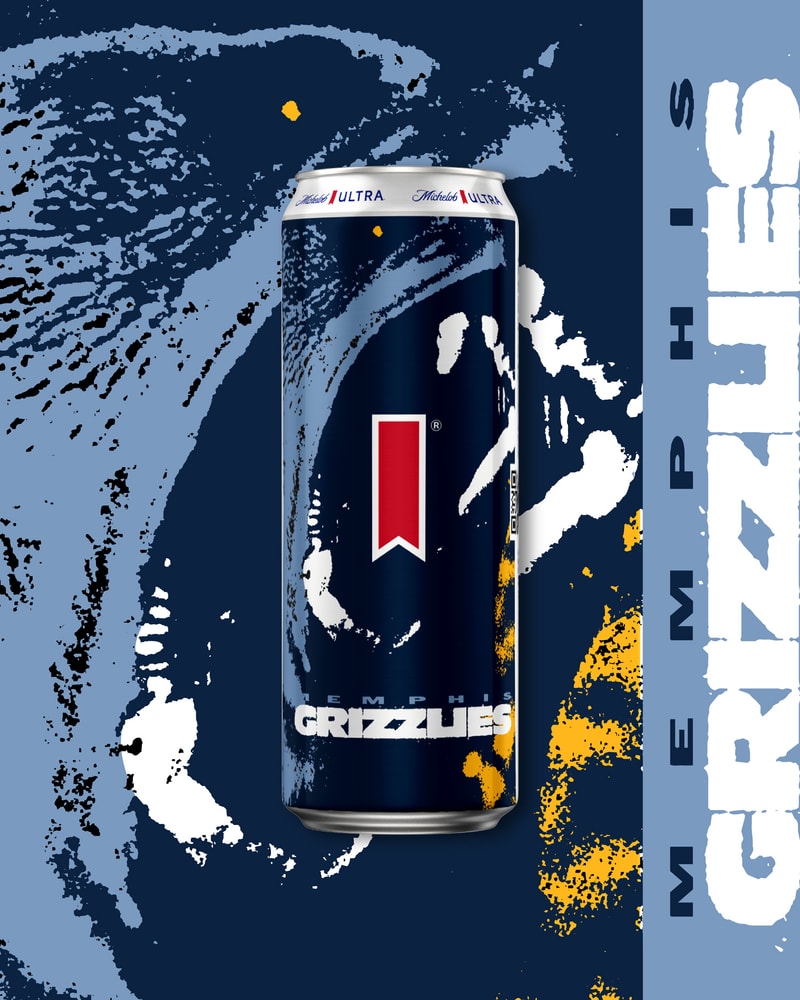 Michelob ULTRA Art Basel Festival NBA Team Cans Digital Art Reveal Announcement Pop-Up Courtside Countdown Challenge Maps Backlot Miami Florida 21 Savage Gary Payton Chris Brickley Alonzo Mourning