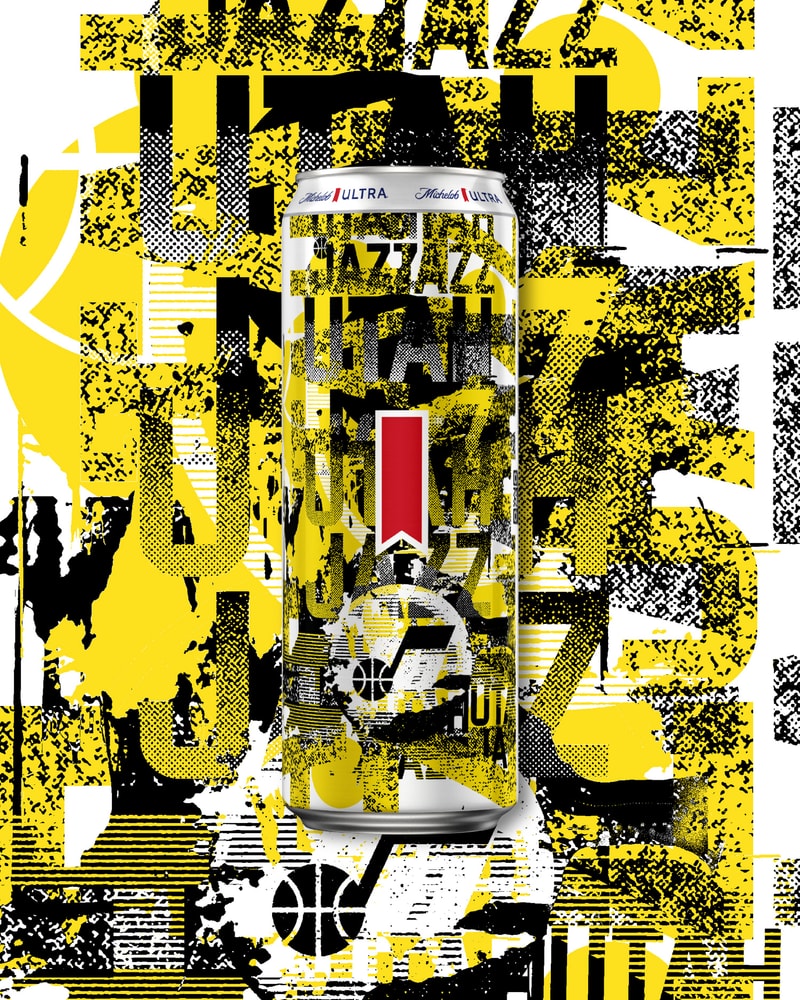 Michelob ULTRA Art Basel Festival NBA Team Cans Digital Art Reveal Announcement Pop-Up Courtside Countdown Challenge Maps Backlot Miami Florida 21 Savage Gary Payton Chris Brickley Alonzo Mourning