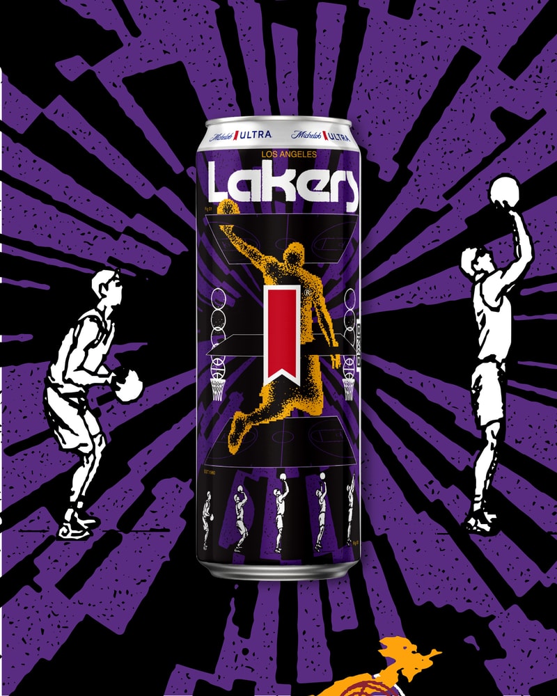 Michelob ULTRA Art Basel Festival NBA Team Cans Digital Art Reveal Announcement Pop-Up Courtside Countdown Challenge Maps Backlot Miami Florida 21 Savage Gary Payton Chris Brickley Alonzo Mourning