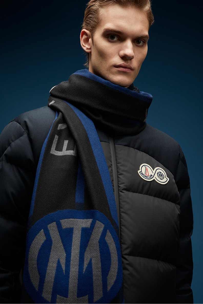 FC Internazionale Milano Inter Milan x Moncler Remo Ruffini jacket parka turtleneck polo shirt hat scarf football release information