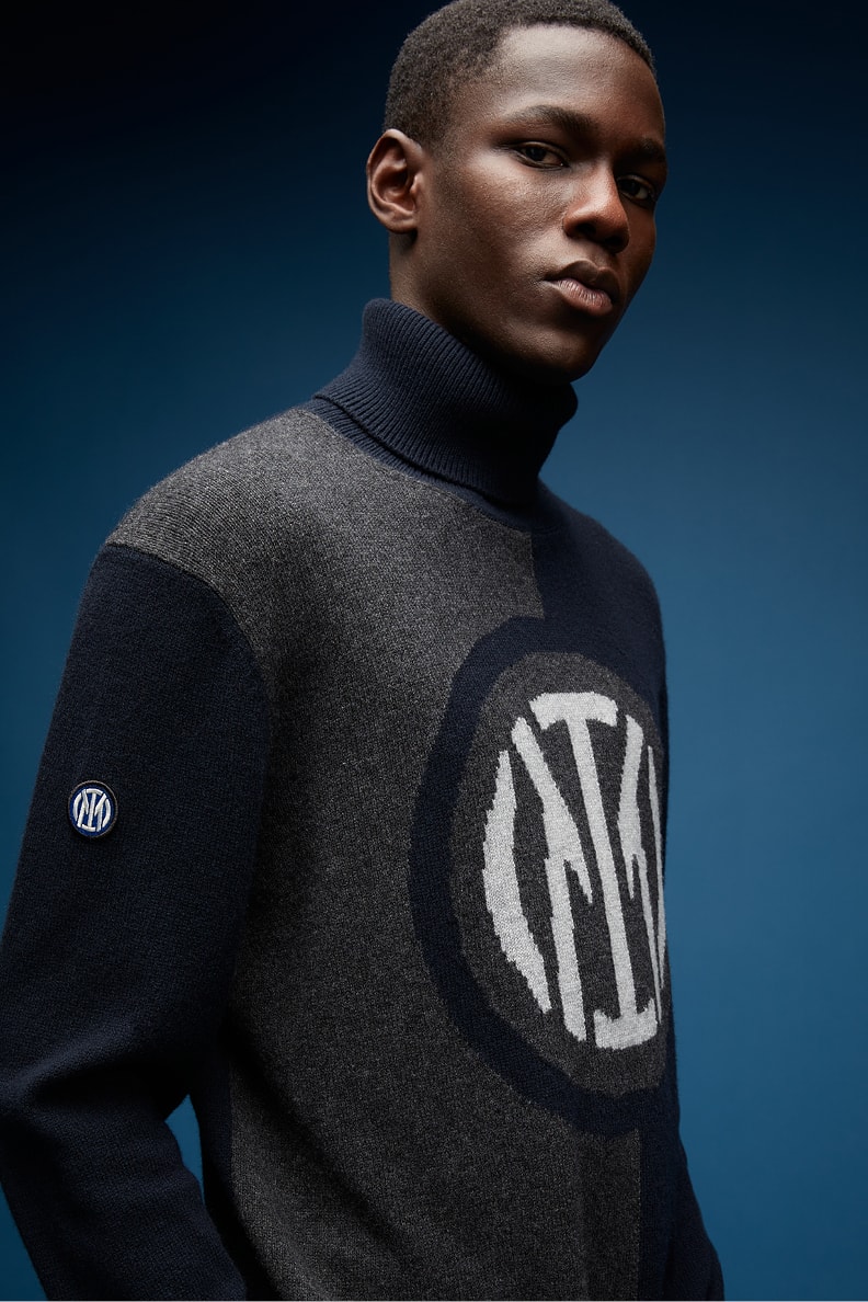 FC Internazionale Milano Inter Milan x Moncler Remo Ruffini jacket parka turtleneck polo shirt hat scarf football release information