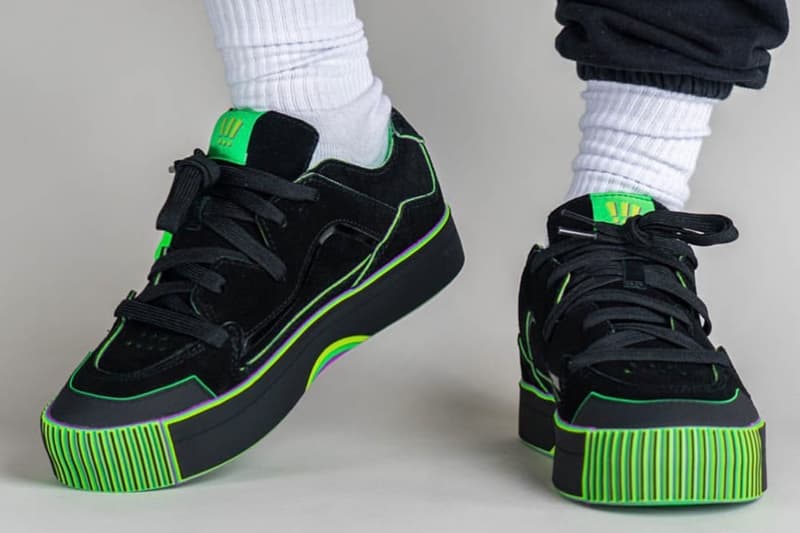 On-Feet Look at MSCHF Gobstomper "Sour Edition" acidic MSCHF009-SE purple green lime shoe december