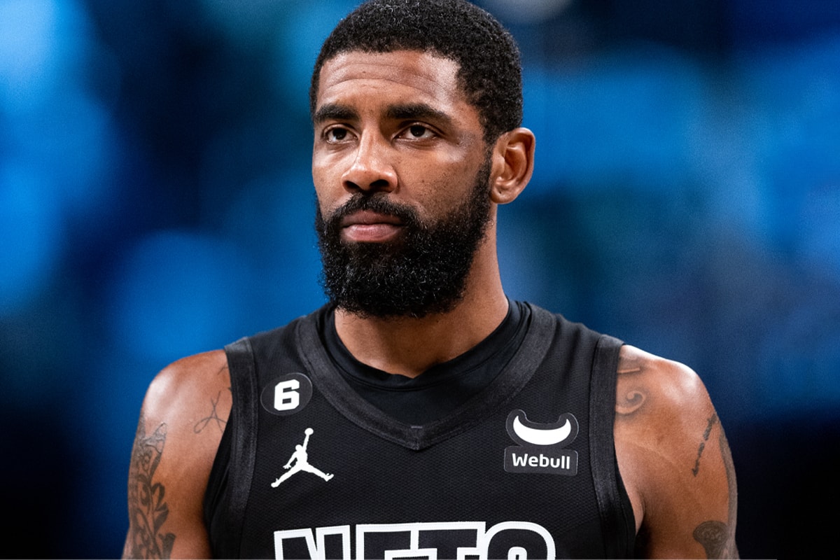 Kyrie Irving Reportedly Nears End of Suspension, Could Rejoin Nets End of Week soon basketball brooklyn nba antisemitic jewish kevin durant joe tsai six conditions