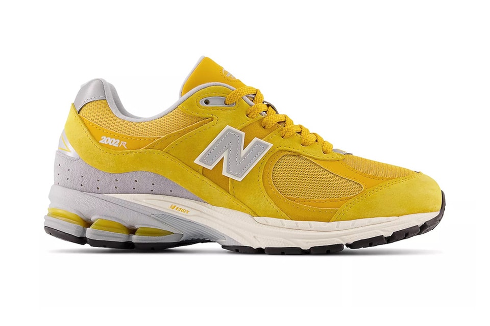 New Balance Yellow Logo Ribbed Stretch Padded removable