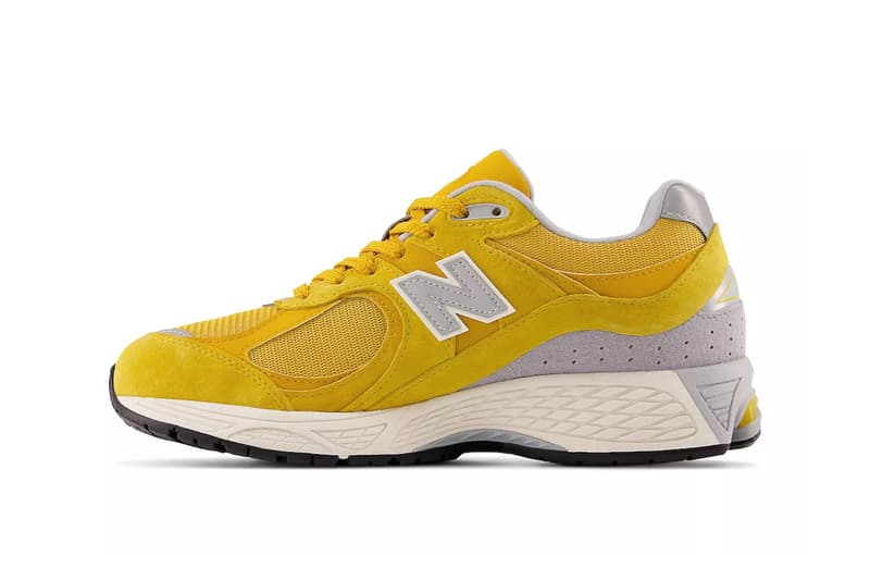 New Balance 2002R egg yolk mink silver metallic bright yellow white 140 usd release info date price