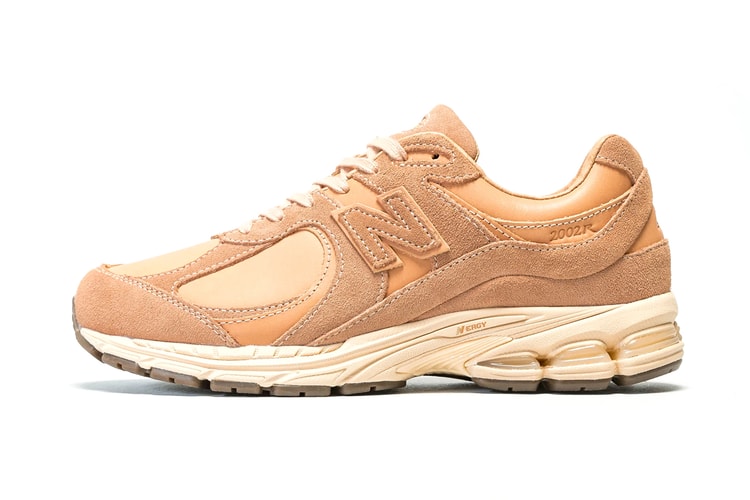 Brown Leather Covers the New Balance 2002R "Toast"