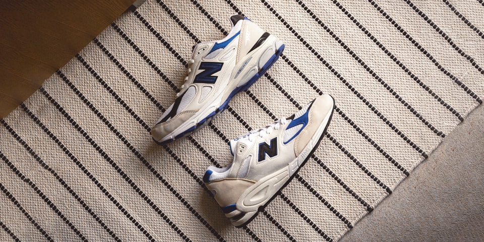 Size 8 - New Balance 990v2 MiUSA White Blue - New new-balance-990v2-made-in-usa-  main image 2