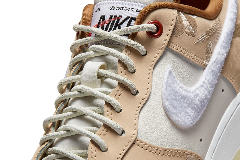nike air force 1 low chinese new year beige furry swooshes FD4341 101 release date info store list buying guide photos price 