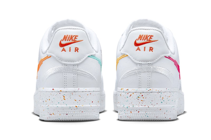 Nike Air Force 1 Low "Leap High" Pays Tribute to the Sport of Basketball release info all-white leather build embroidered speckled FD4622-131