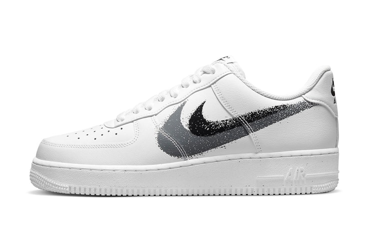 Nike Air Force 1 Low Arrives With Double Spray Painted Swooshes
