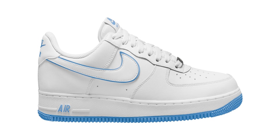 ⚪️🔵Nike Air Force 1 white and blue, Nike Air Force 1 blanco con azul