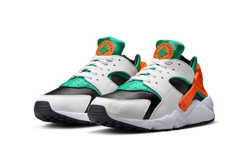 Nike Air Huarache “Miami Hurricanes” DD1068-111 Release Information sneakers footwear hype menswear Florida university