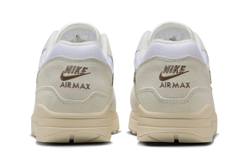 Nike Air Max 1 Ironstone Tinker Hatfield white mesh suede brown neon green release info date price november 24 DZ4494 100 160 USD