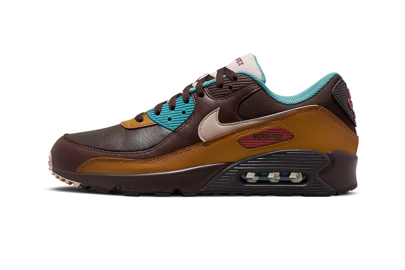 nike air max 90 gore tex velvet brown DJ9779 200 release date info store list buying guide photos price 