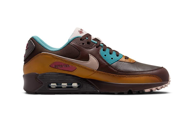nike air max 90 gore tex velvet brown DJ9779 200 release date info store list buying guide photos price 