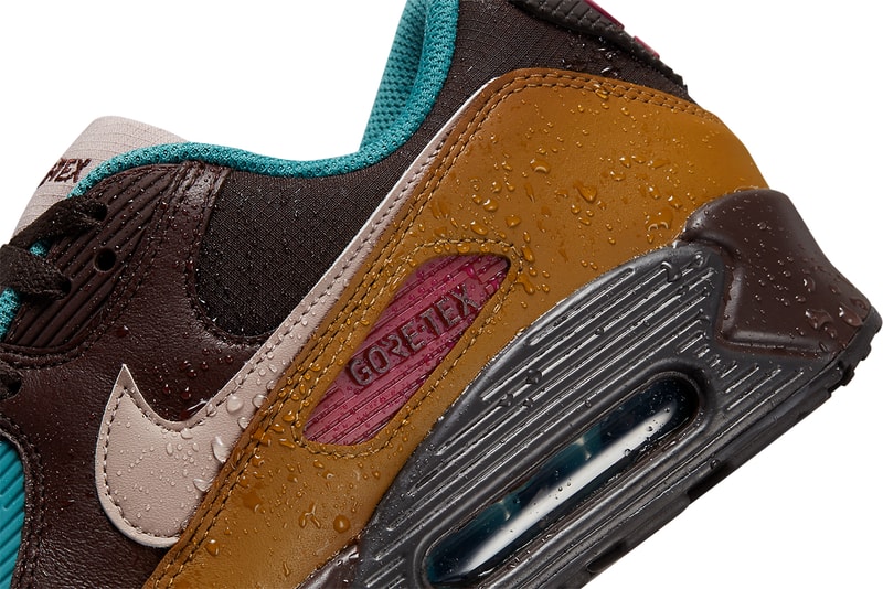 nike air max 90 gore tex velvet brown DJ9779 200 release date info store list buying guide photos price 