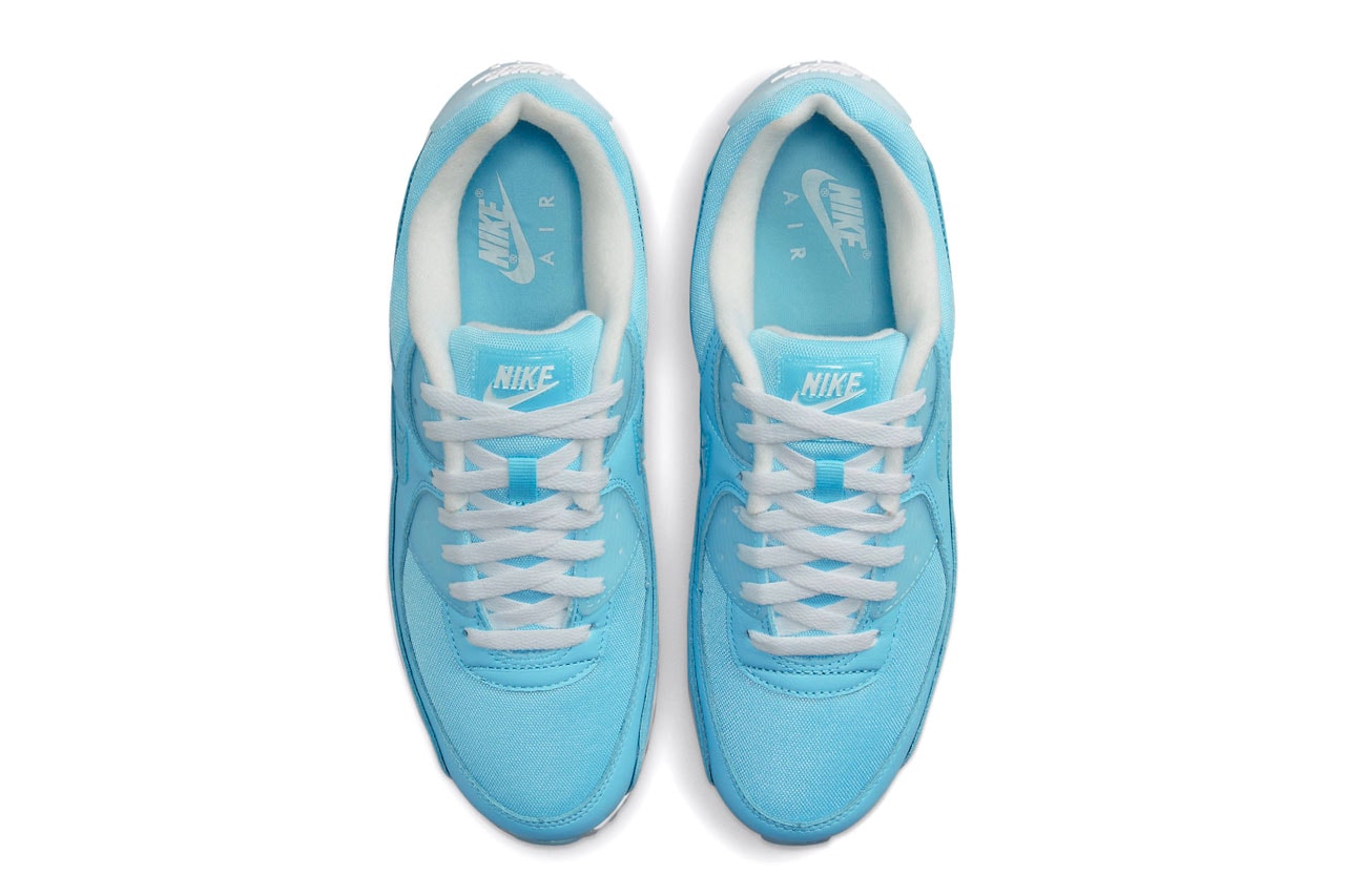 Nike Air Max 90 Ocean Bliss Blue White Swoosh Sneakers Trainers Footwear USD Air Unit 