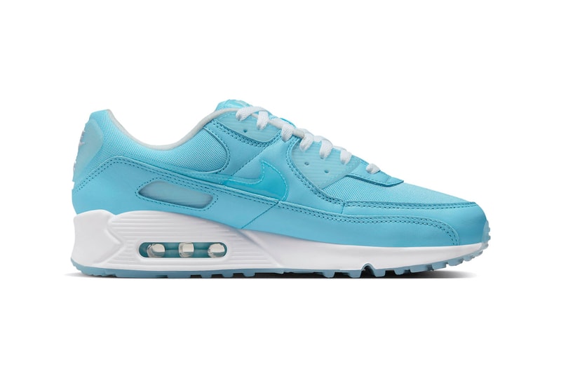 Nike Air Max 90 Ocean Bliss Blue White Swoosh Sneakers Trainers Footwear USD Air Unit 