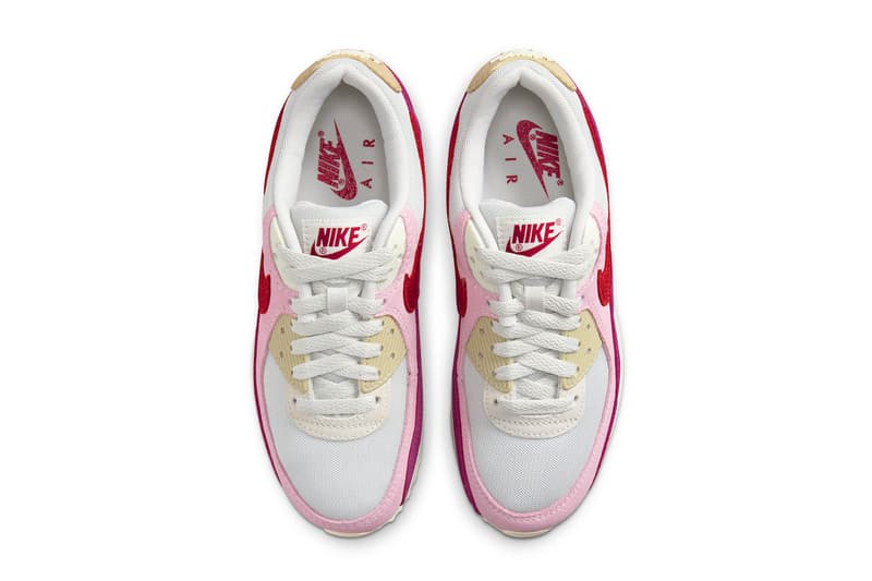 Nike Air Max 90 "Valentine's Day" FB8477-001 release information sneakers footwear hype love holiday romance