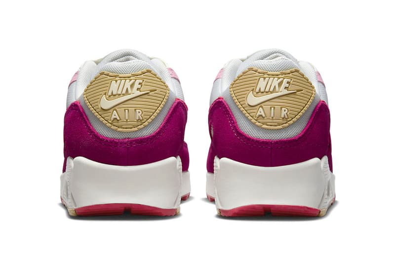 Nike Air Max 90 "Valentine's Day" FB8477-001 release information sneakers footwear hype love holiday romance