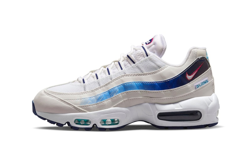 Nike Air Max 95 Pays Tribute to the "3 Lions" Just in Time for the 2022 FIFA World Cup soccer british england london white red blue