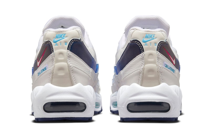 Nike Air Max 95 Pays Tribute to the "3 Lions" Just in Time for the 2022 FIFA World Cup soccer british england london white red blue