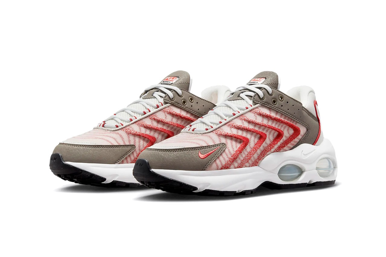 Nike Air Max TW Clay Red Sneakers Tailwind Shoes Trainers Sports Leisure Red Summit White Olive Grey Swoosh