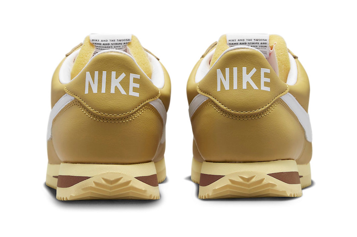 Nike cortez running rabbit fd0400 725 wheat gold white coconut milk leather kilties spring 2023 release info date price