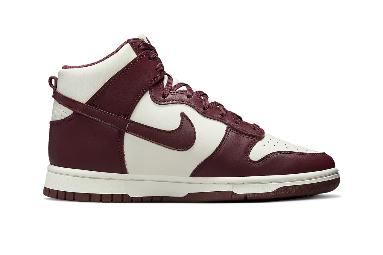 nike dunk high burgundy crush sail DD1869 601 release date info store list buying guide photos price  
