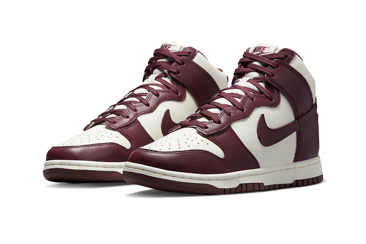 nike dunk high burgundy crush sail DD1869 601 release date info store list buying guide photos price  