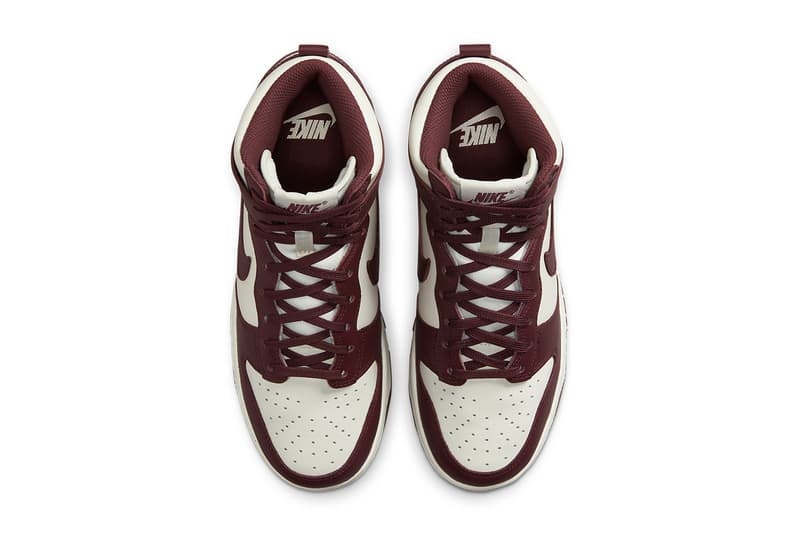 nike dunk high burgundy crush sail DD1869 601 release date info store list buying guide photos price  