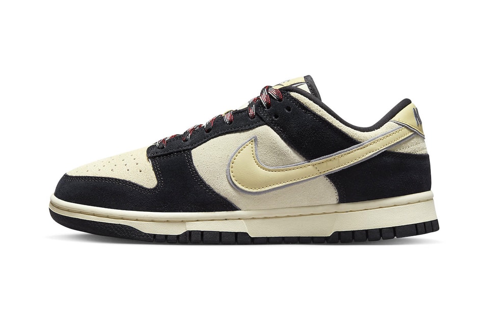 Nike Dunk Low Receives a Black and Cream Suede Makeover DV3054-001
