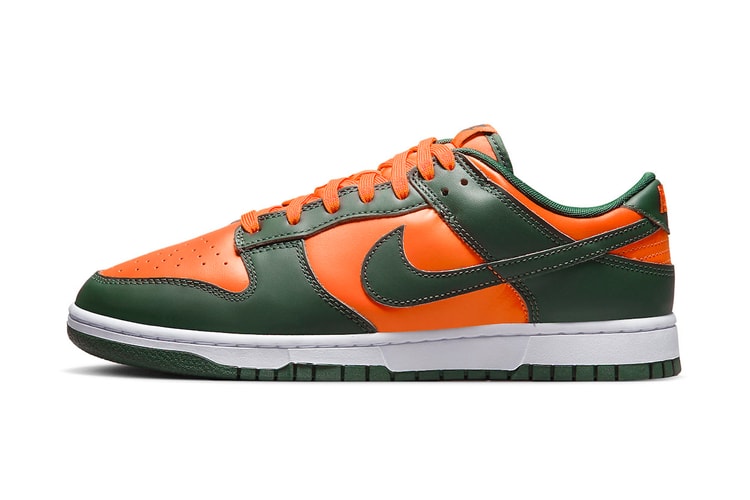 Nike Dunk Low Pays Tribute to the "Miami Hurricanes"