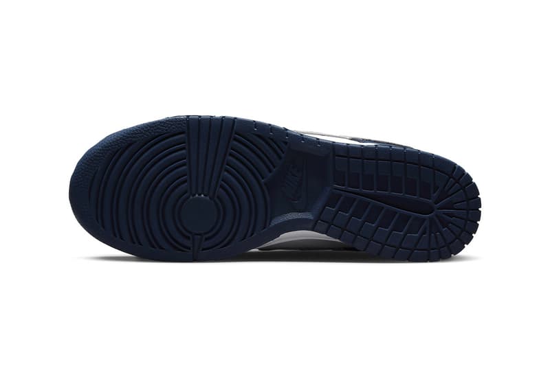 Official Look at the Nike Dunk Low "Midnight Navy" FD9749-400 navy light smoke grey-summit white low tops swoosh