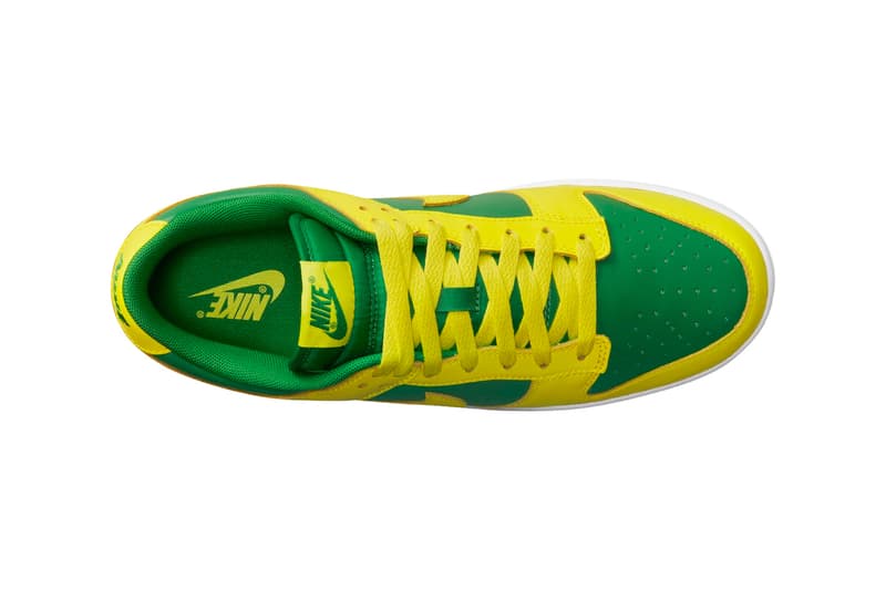 Nike Dunk Low Surfaces in "Reverse Brazil" DV0833-300 low top swoosh sneakers footwear shoes green yellow