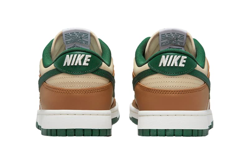 Nike Dunk Low "Tan/Green" Release Information FB7160-231 hype sneakers footwear menswear