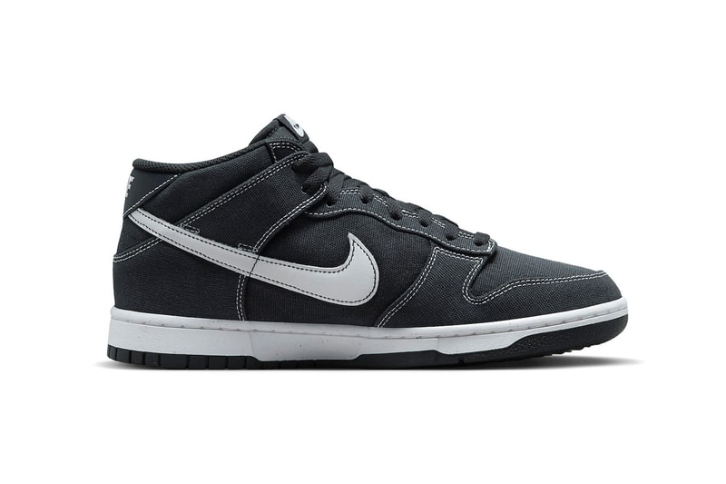 Nike Dunk Mid “Off Noir” DV0830-001 Release Information swoosh menswear footwear sneakers