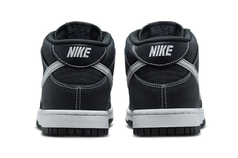 Nike Dunk Mid “Off Noir” DV0830-001 Release Information swoosh menswear footwear sneakers