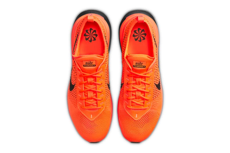 Nike Air Max Flyknit Racer bright orange black leather grind rubber FD0762 800 160 usd release info date price