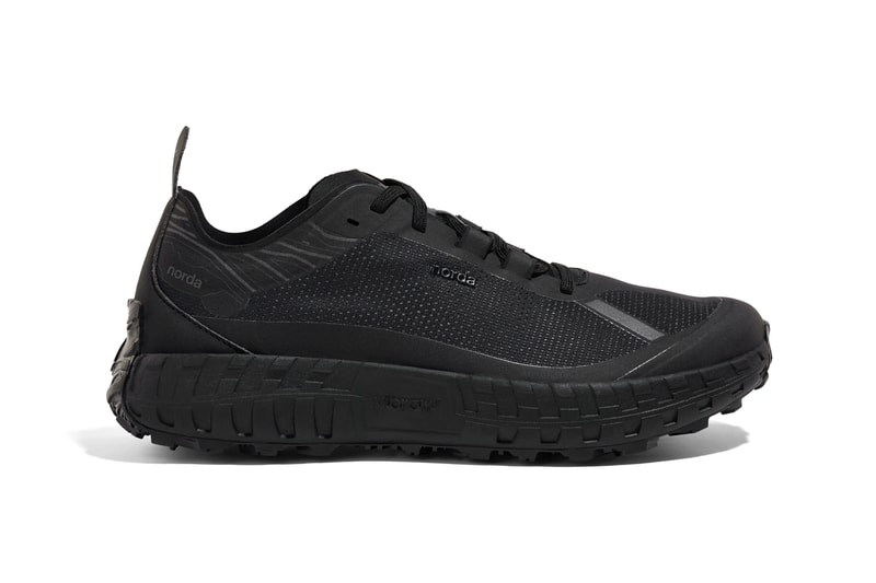 norda 001 running shoe stealth black grey orange dyneema vibram graphine carbide spikes trail official release date info photos price store list buying guide