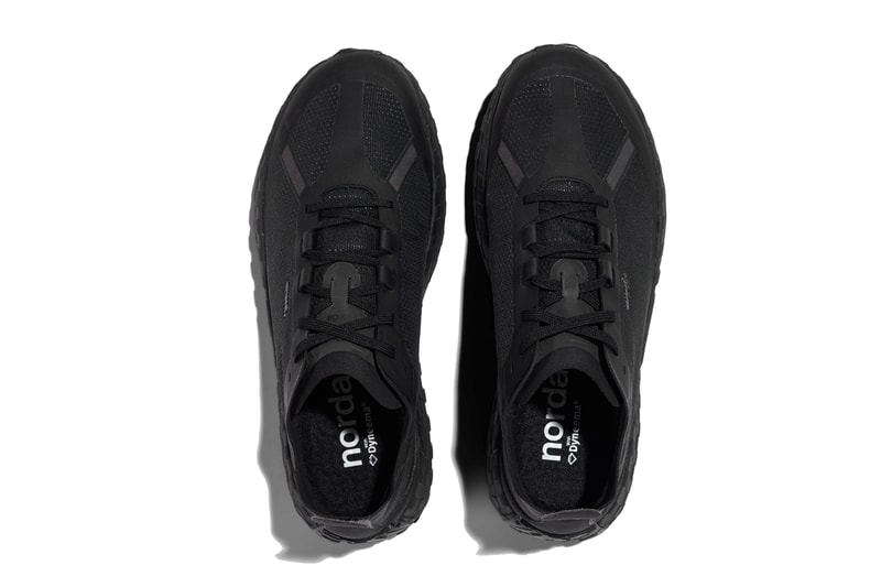norda 001 running shoe stealth black grey orange dyneema vibram graphine carbide spikes trail official release date info photos price store list buying guide