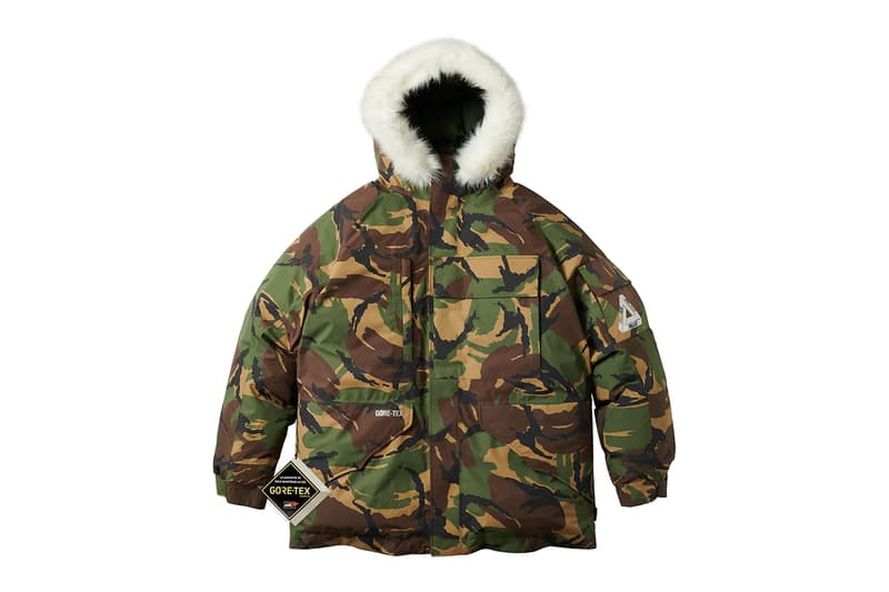 Palace Winter 2022 Week 7 Drop GORE-TEX Camouflage Jacket PERTEX Outerwear Collection Store Shop Online Release Information