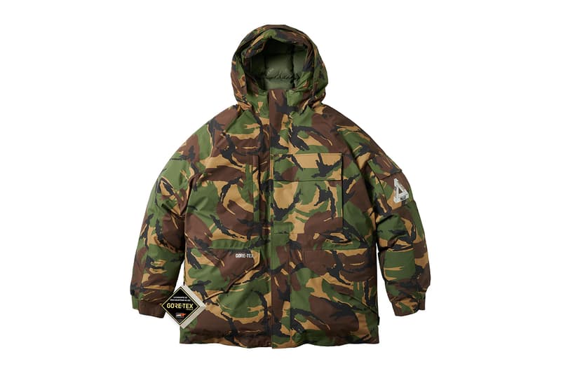 Palace Winter 2022 Week 7 Drop GORE-TEX Camouflage Jacket PERTEX Outerwear Collection Store Shop Online Release Information